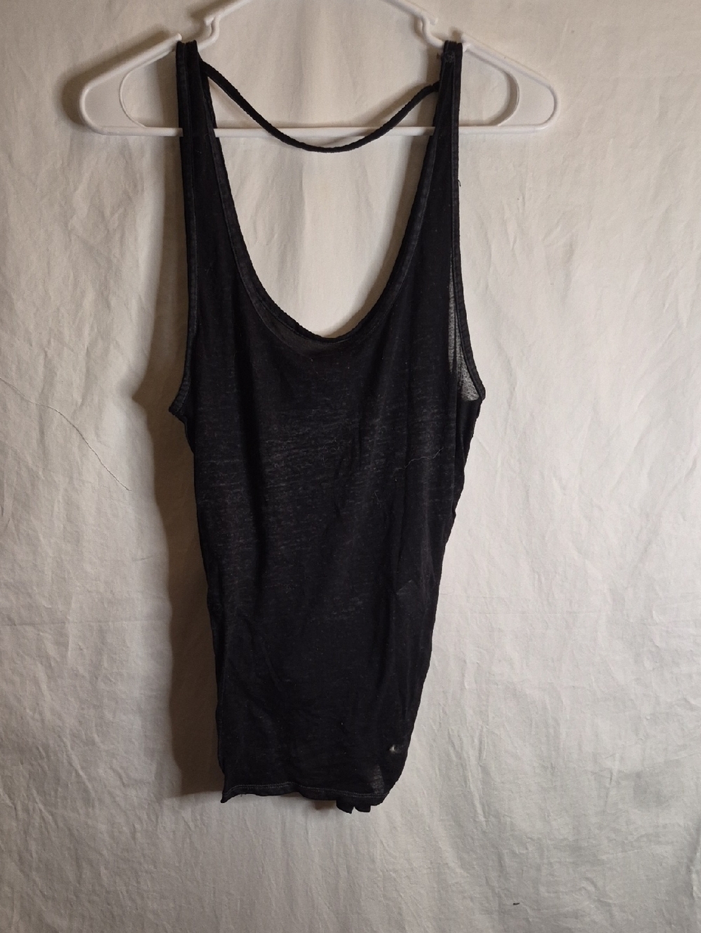 City Streets Black Scoop-Back Tank Top